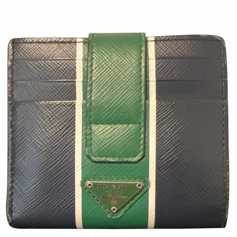 Prada saffiano clearance multicolor wallet